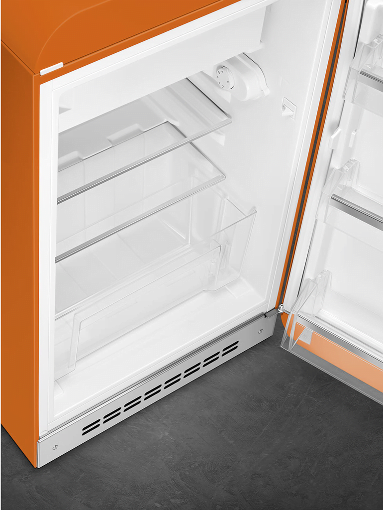 Smeg Free standing refrigerator One Door Orange 50's Style Aesthetic FAB10ROR5