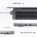 Apple MacBook Air 13.6&quot;, M2 Chip, 8GB RAM, 256GB SSD, Midnight, MLY33, 2022,