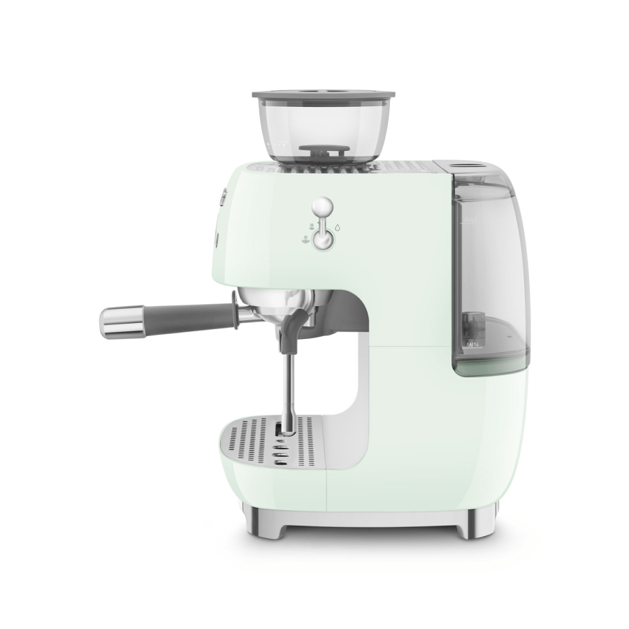 Smeg EGF03PGEU Pastel Green Espresso Coffee Machine | Pump | Grinder