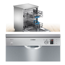 Bosch SMS43D08ME 4-Programm A+ Dishwasher Stainless Steel