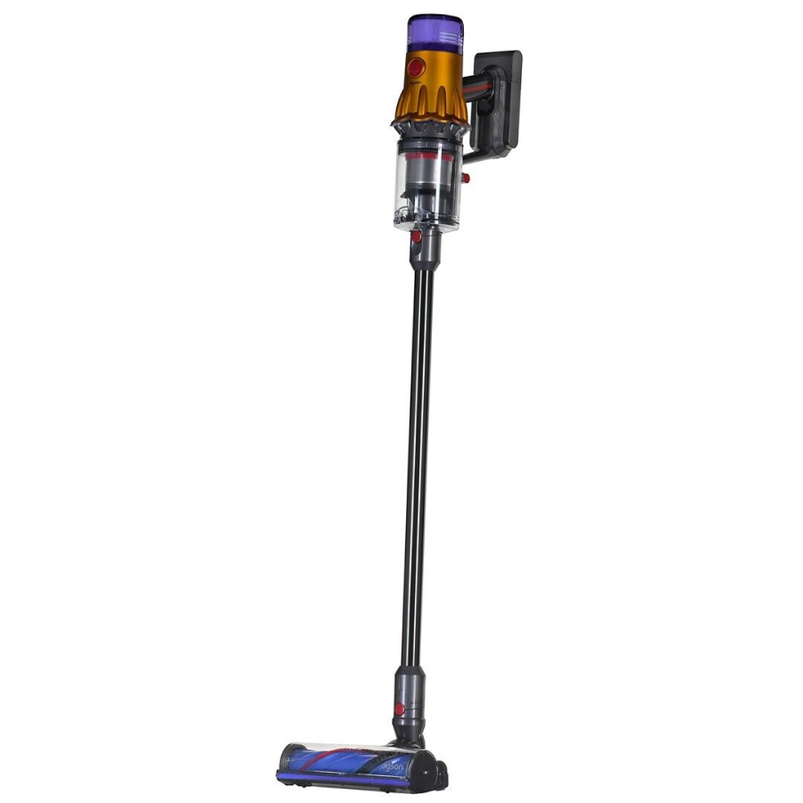 Dyson SV46 V12 Detect Slim Absolute Dikey Şarjlı Süpürge | Nikel/Sarı