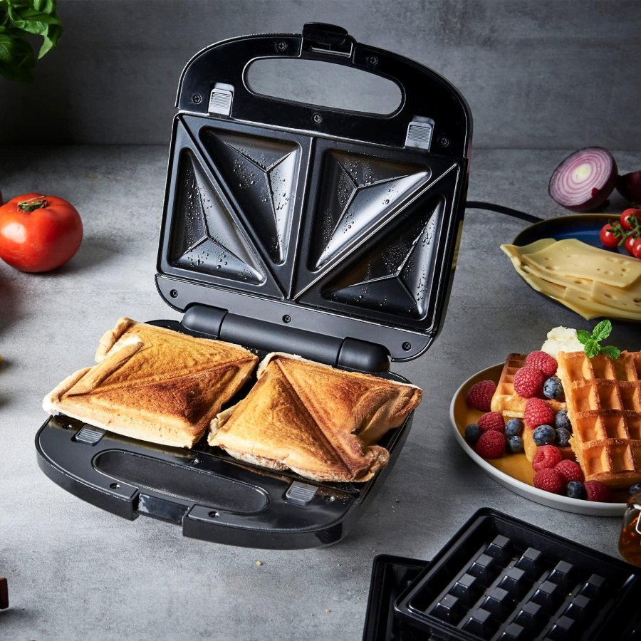 Russell Hobbs 24540 3in1 Sandwich Panini &amp; Waffle Maker 