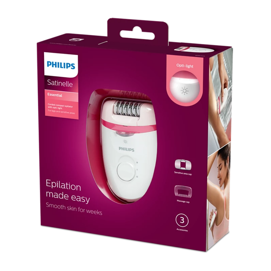 Philips Epilator Satinelle Essential Compact BRE255/00