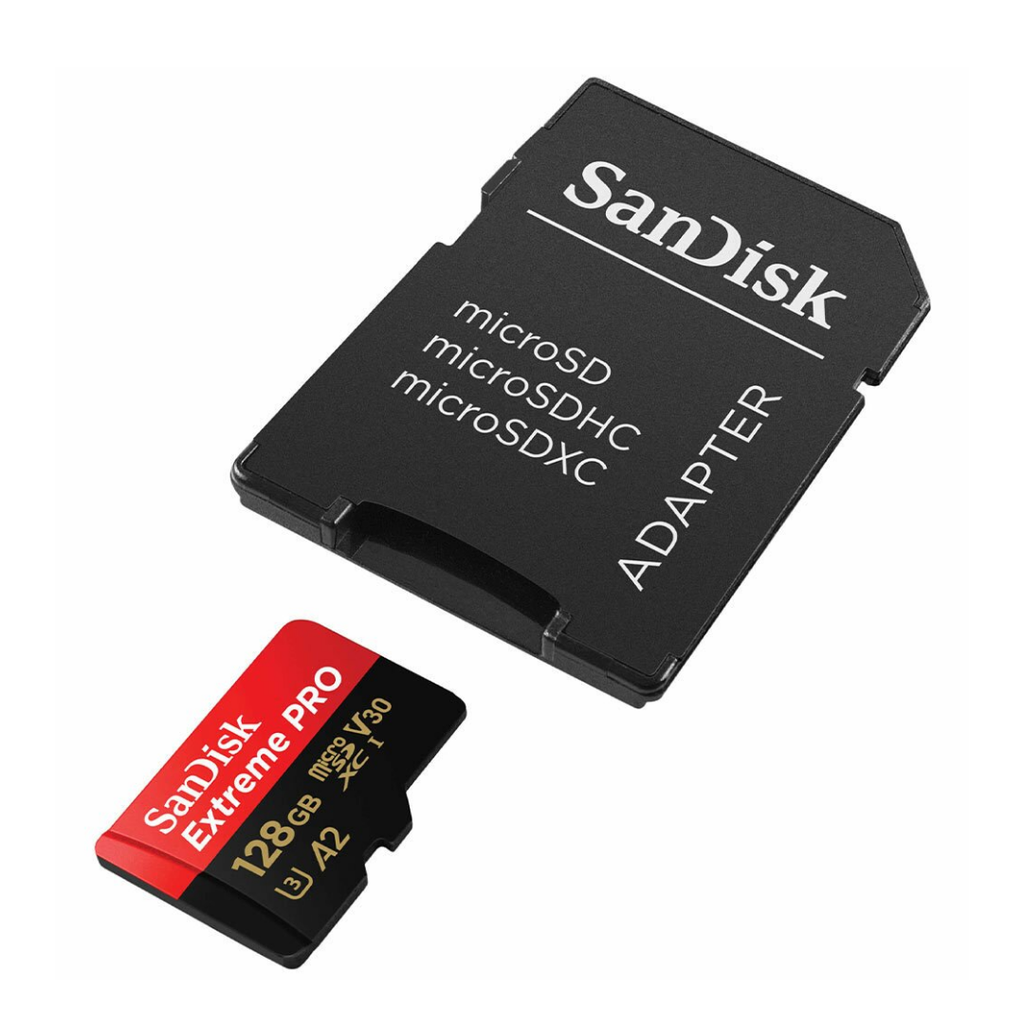 SanDisk 128GB Extreme PRO UHS-I MicroSD 200 mb/s Hafıza Kartı SDSQXCD