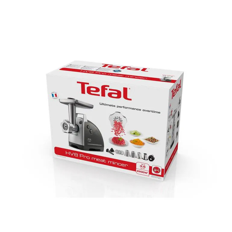 Tefal HV8 Pro 2200 Watt Paslanmaz Çelik Kıyma Makinesi  1510001888