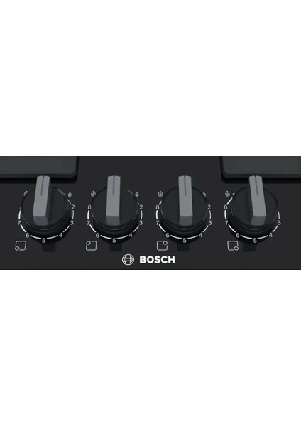 BOSCH PPH6A6B20 4 Gözlü Ocak-Set 11 Siyah