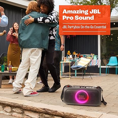 JBL PartyBox On The Go 2 – Portable Speaker - With Carrying Strap and Wireless Microphone JB.JBLPARTYBOXOTG2BEP