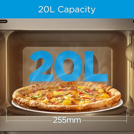 Midea EM721BK Microwave Oven - 700W / 20L / Black