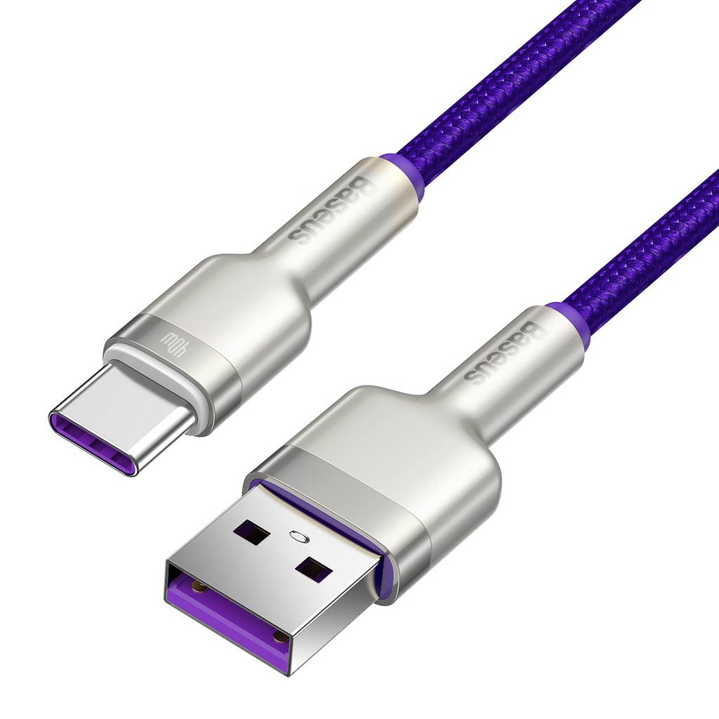 Baseus Cafule Metal 40W 2m Type-C Cable Purple