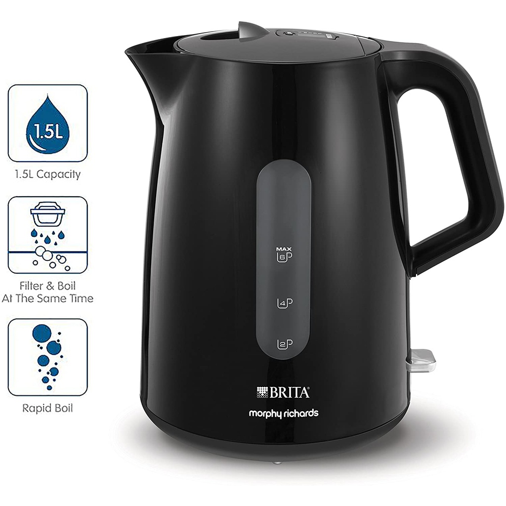 Morphy Richards Brita Filter Electric Jug Kettle, 3000 W, MOR-120009