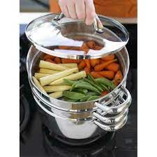 Prestige 77124 5.7 Litre 24 Cm Stainless Steel Multi Steamer