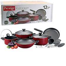 Prestige 22086 Safe Cook 5 Piece Aluminium Saucepan Set