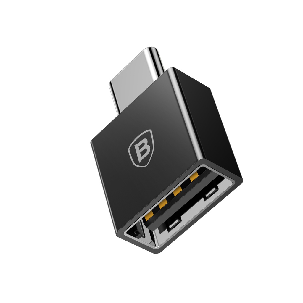 BASEUS TYPE-C MALE TO USB CONVERTER BLK