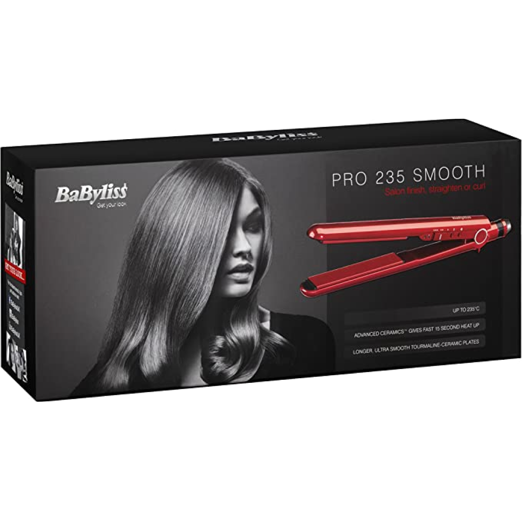 BaByliss 2398BU Pro 235 Smooth Hair Straightener 3