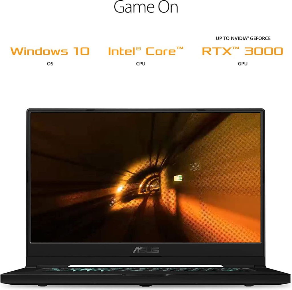 ASUS TUF 516PE Gaming Laptop, 15.6&quot; 144Hz FHD, GeForce RTX 3050 Ti, Intel Core i7-11370H, 8GB DDR4, 512GB NVMe SSD, Windows 10, Eclipse Grey Color, TUF516PE