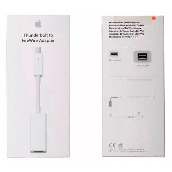 Apple Thunderbolt to FireWire Adapter MD464