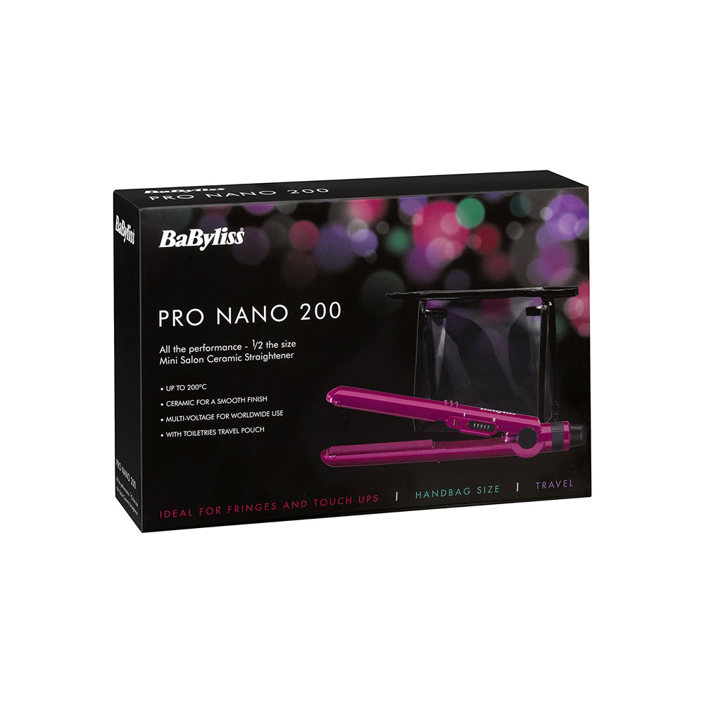 BaByliss 2861BAU Pro Nano 200 Ceramic Hair Straightener