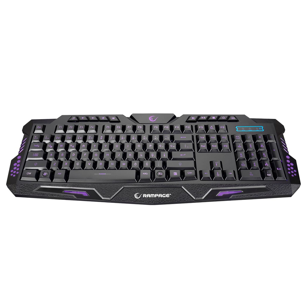 Rampage KM-R77 Gaming Keyboard Mouse Combo Türkçe Q