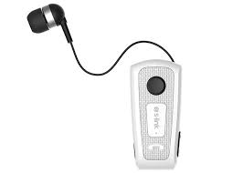 S-link SW-BT35 Mobil Telefon Uyumlu Makaralı Beyaz Bluetooth Kulaklık