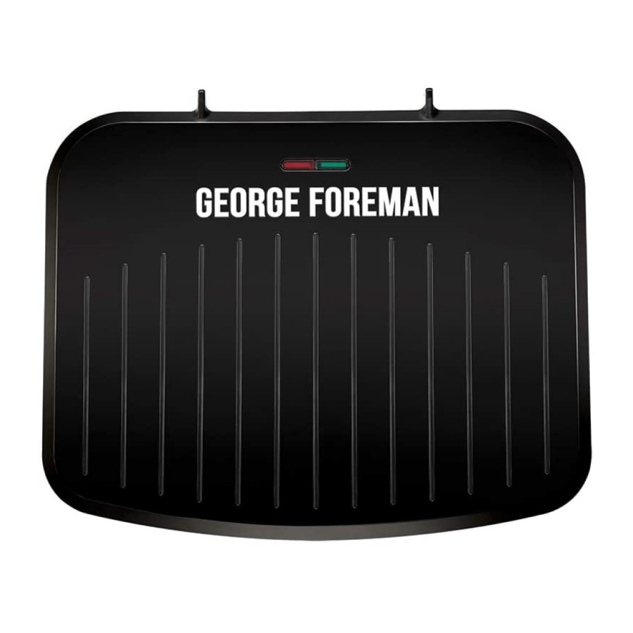 George Foreman 25810 Fit Grill - Medium Health Grill Black
