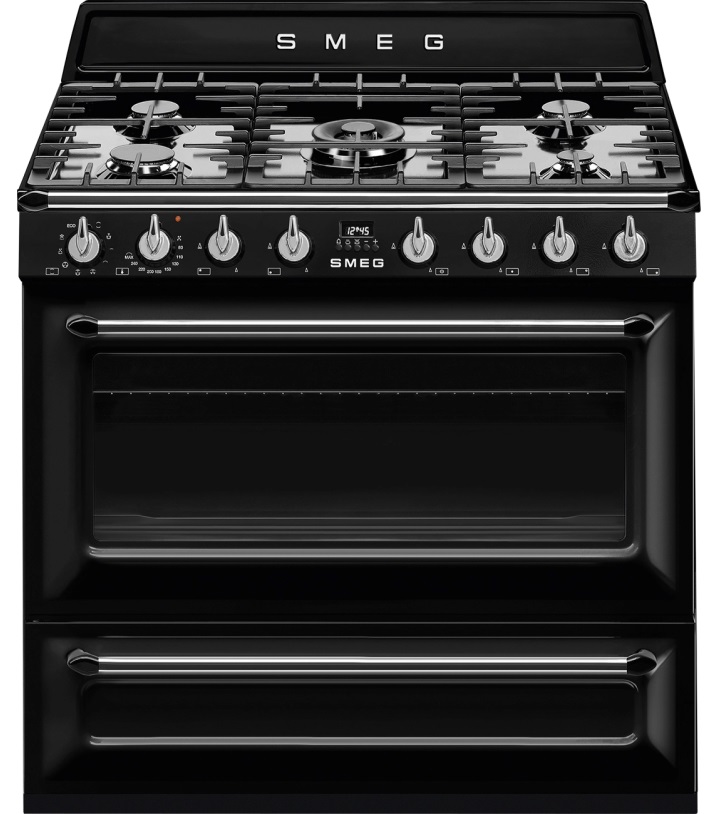 Smeg TR90BL2 Cooker with Gas Hob Victoria Aesthetic