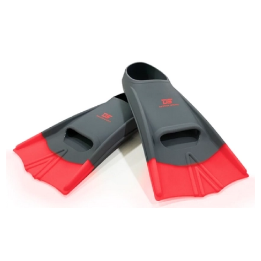 Dawson Sport Speed Fins Gray/Red - UK 3-5 15-151