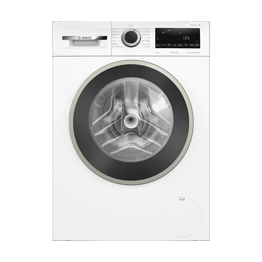 Bosch WGA142Z0TR 9kg 1200 Spin, Washing Machine - White