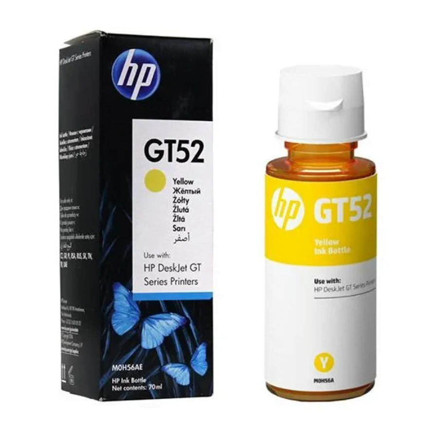 HP GT52 Yellow Original Ink Bottle (M0H56AE)