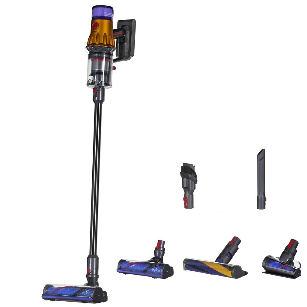 Dyson SV46 V12 Detect Slim Absolute handheld Vacuum Cleaner | Nickel/Yellow 