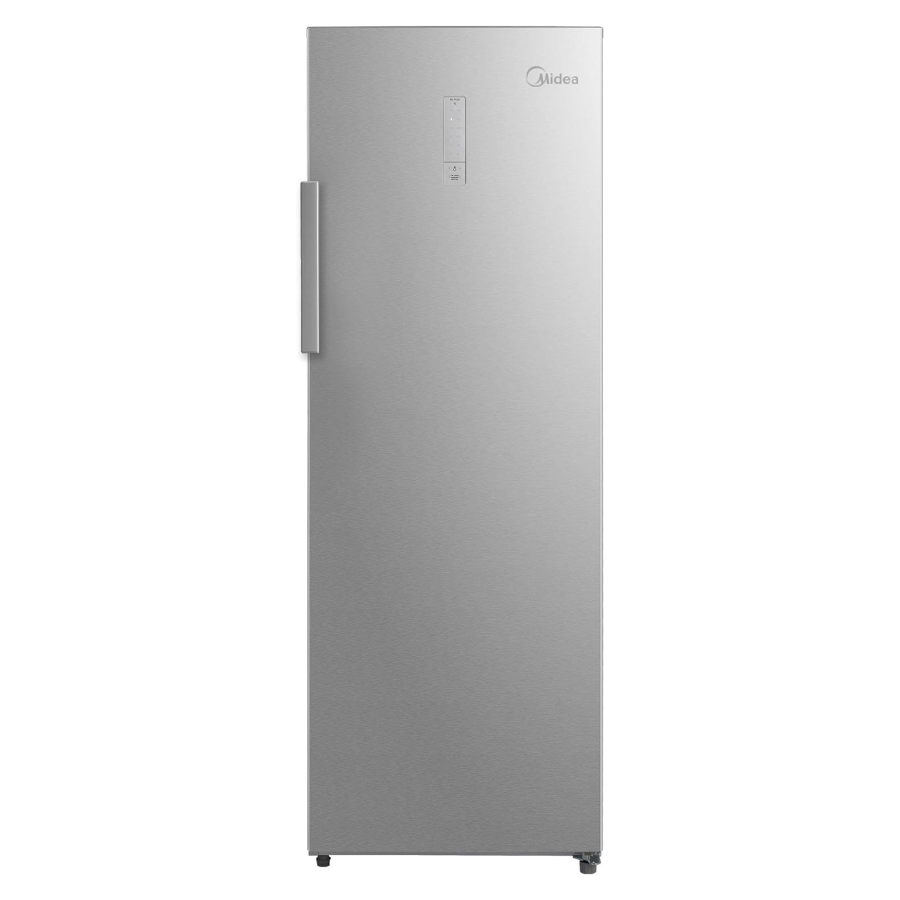 Midea HS312FWES Upright Freezer - 312L, Silver