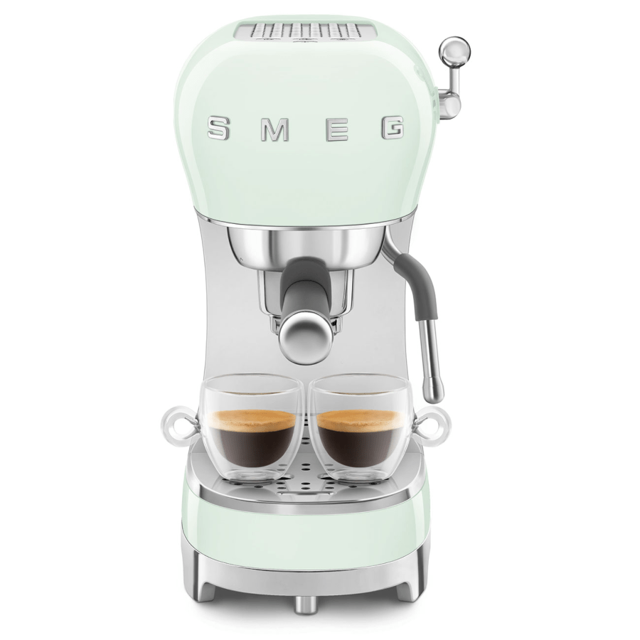 Smeg ECF02PGEU Espresso Manual Kahve Makinesi Pastel Yeşil