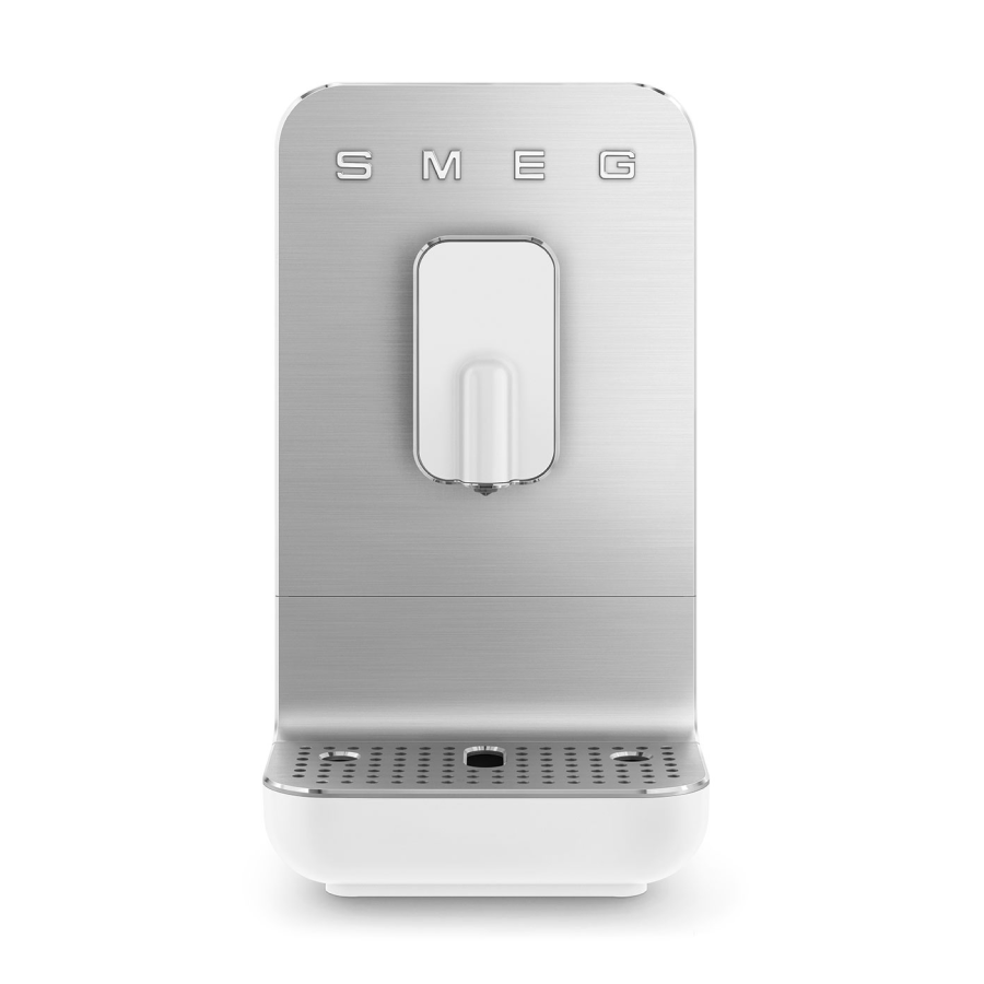Smeg BCC11WHMEU Bean Cup Espresso Automatic Coffee Machine - White