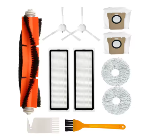 XIAOMI X10 PLUS PARTS SET(FILTER- BRUSHES- DUST BAG- MOP PAD)
