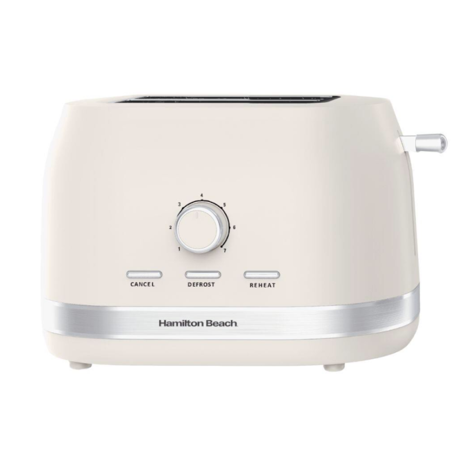 Hamilton Beach Ella 2 Slice Toaster | Matte Cream HBT1322MC