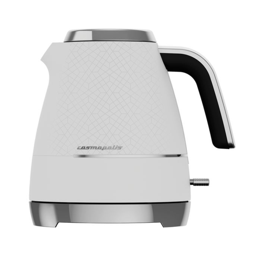 Beko Cosmopolis Dome Kettle Retro White Chrome Design 1.7L WKM8307CR