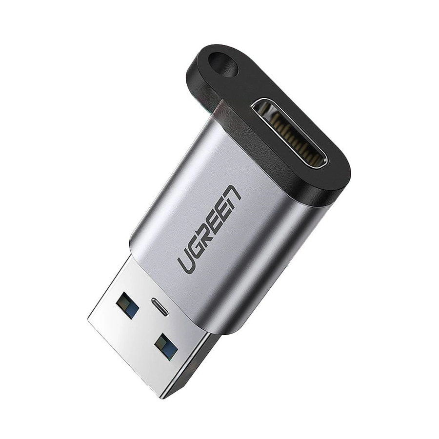 UGREEN USB-A to USB-C Adapter, Gri