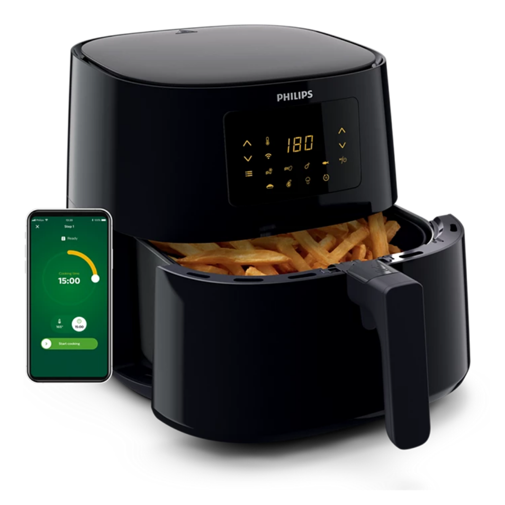 Philips Home Air fryer 6.2L 2000W App-controlled Black - HD9280/70