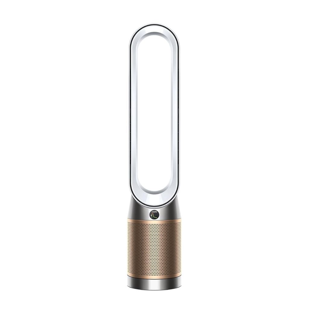 Dyson Purifier Cool Formaldehyde Air Purifier (Advanced Technology), HEPA + Catalytic Oxidation Filter, Wi-Fi Enabled, TP09 (White/Gold)