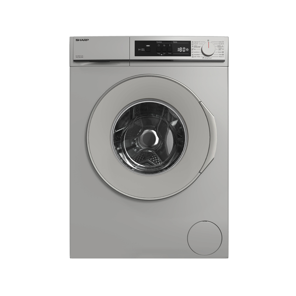 Sharp 7Kg 1200RPM Inox Washing Machine HFA7121IDEE
