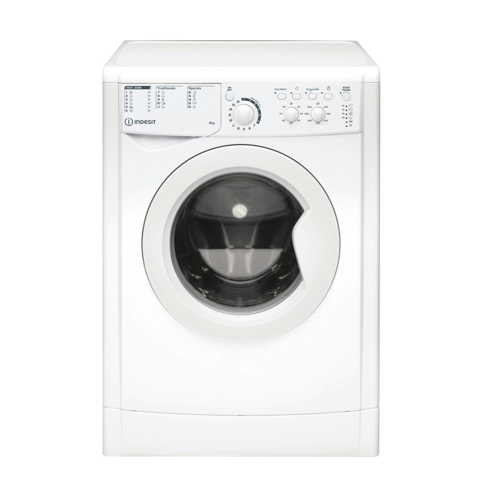 Indesit EWSC61251WEUN Slim Washing Machine 6Kg - White