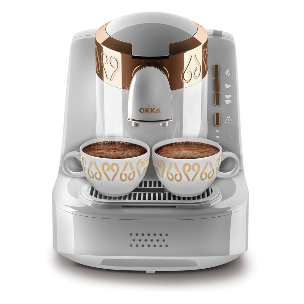 Arzum Okka OK001 Automatic Turkish Coffee Machine, WhiteGold