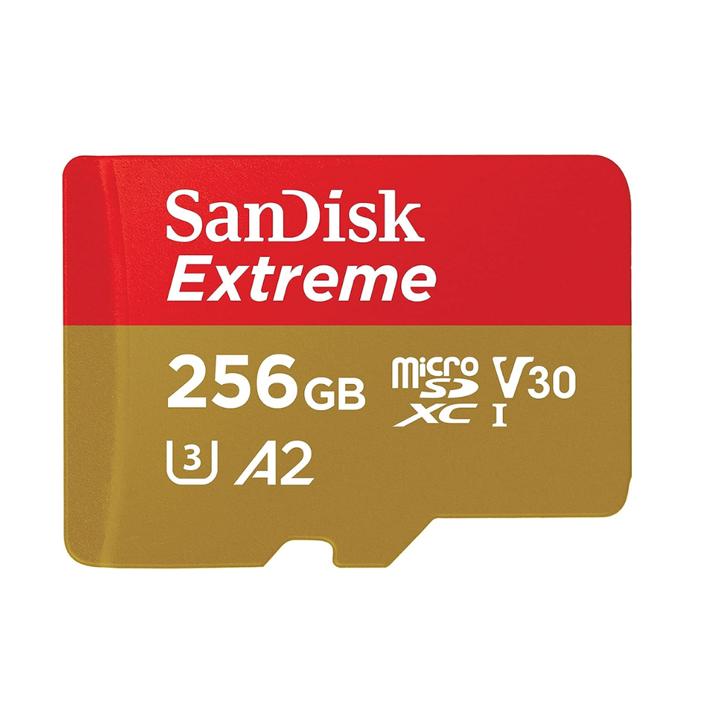 SanDisk 256GB Extreme 190Mbs microSDXC Memory Card SDSQXAV