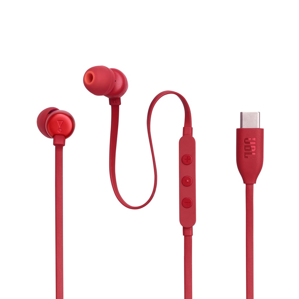 JBL Tune 305C USB-C In-Ear Headphones  red - JB.JBLT305CRED