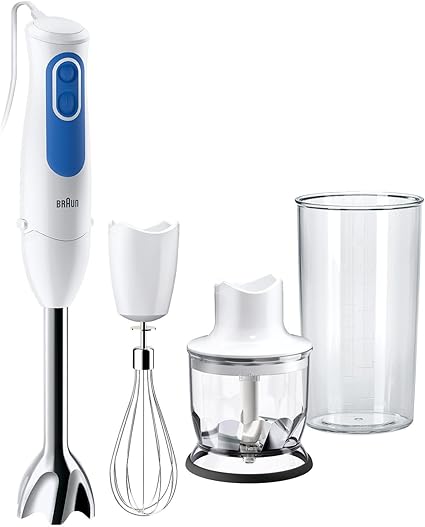 Braun Multiquick 3 Hand Blender With Attachments, 700 Watt, White MQ3025WH Spaghetti 12099
