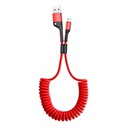 Baseus Fish-Eye Spring Data Cable Type-C 2A 1m Red