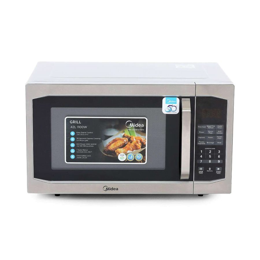 Midea EG142A5L Microwave Oven - Silver