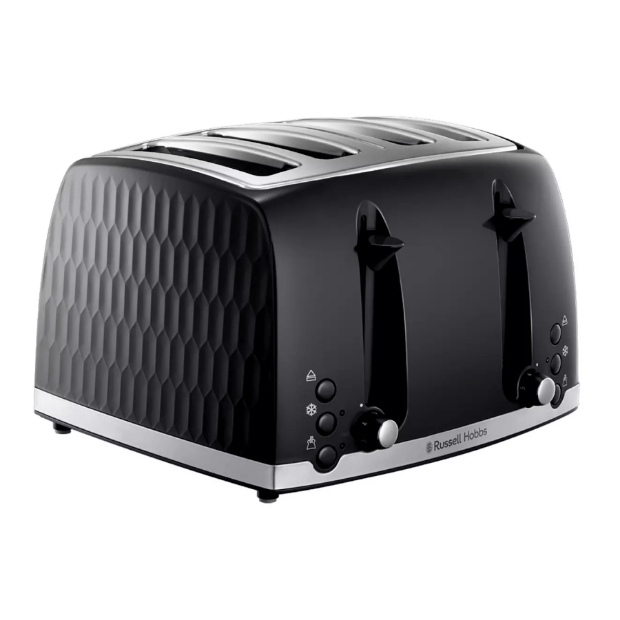 Russell Hobbs 26071 Honeycomb Collection 4 Slice Toaster