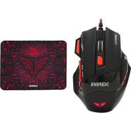 [SEG359] Everest SGM-X7 Pro USB Black Gaming Mouse Pad and Gaming Mouse