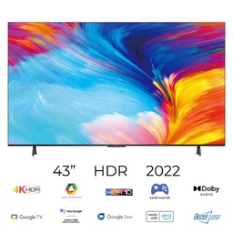 [TCLTV0028] TCL 43P635 4K Ultra HD 43&quot; 109 Ekran Uydu Alıcılı Google Smart LED TV