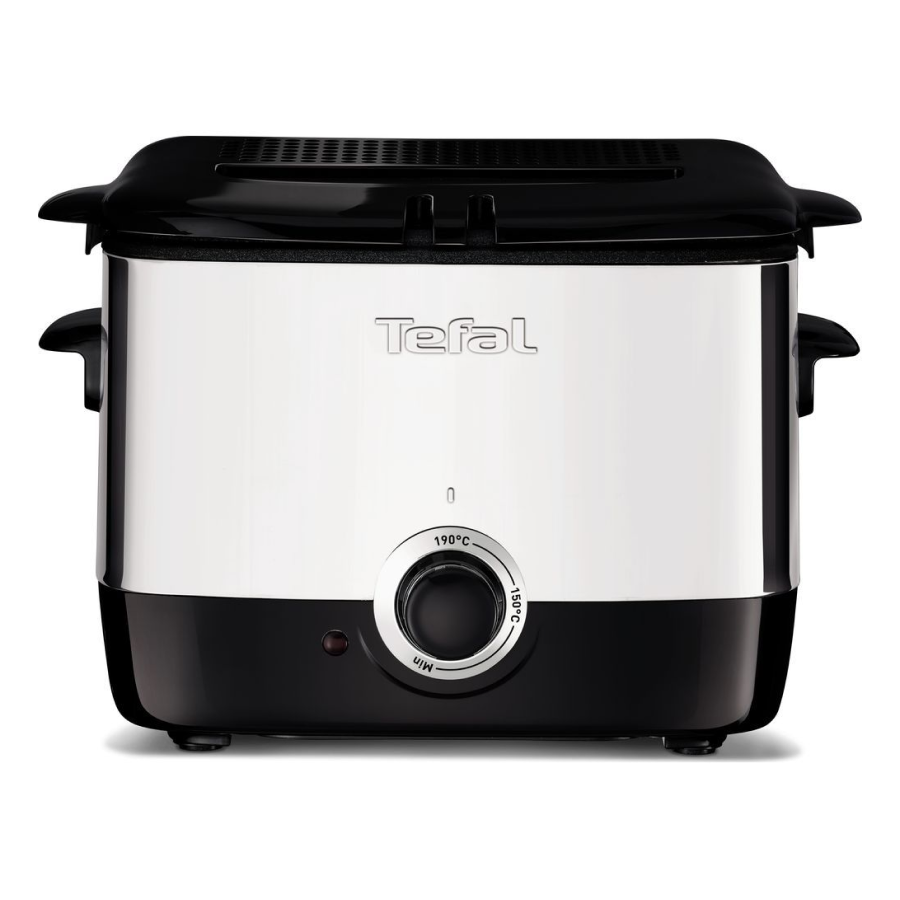 TEFAL FF220040 Mini Fryer, (2 Portions), 0.6 Kg Capacity, 1000 W, Stainless Steel